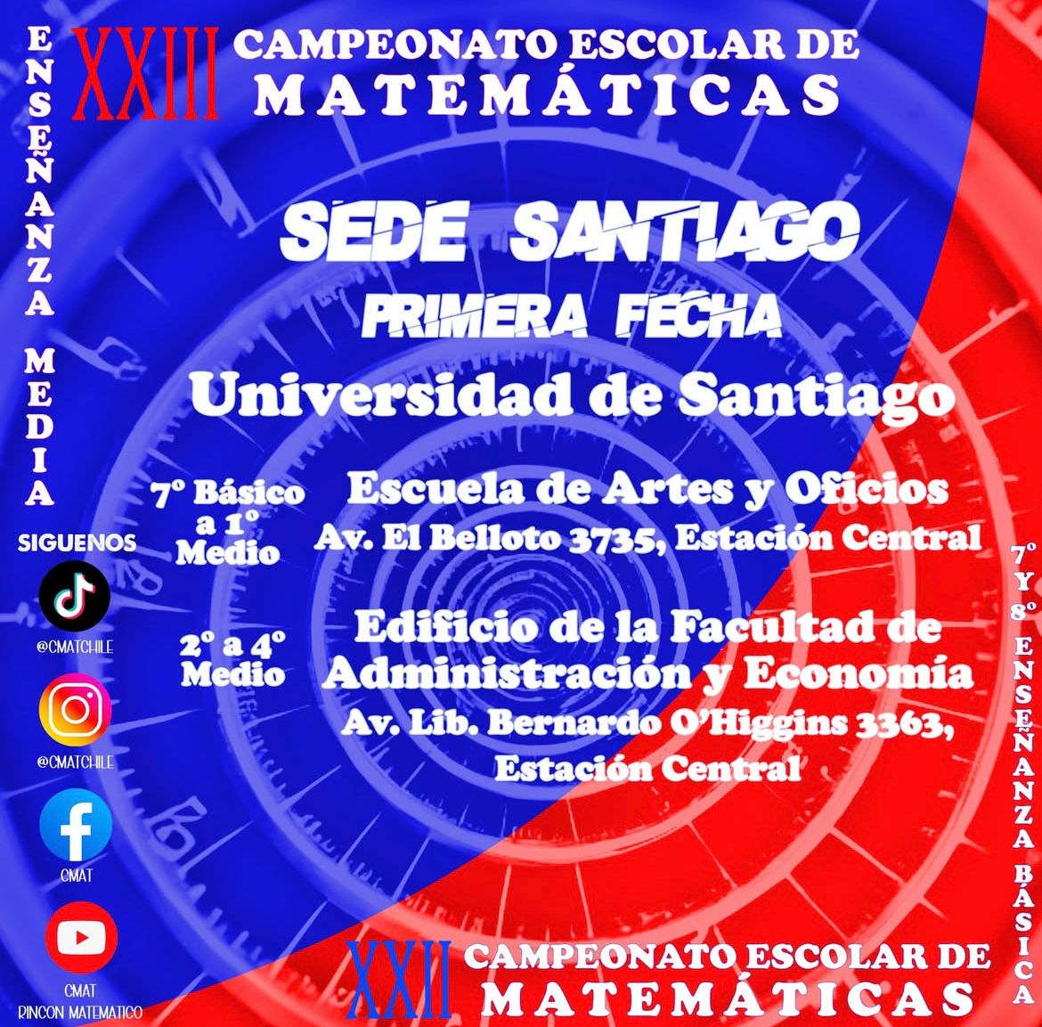 Afiche con los detalles de la actividad.