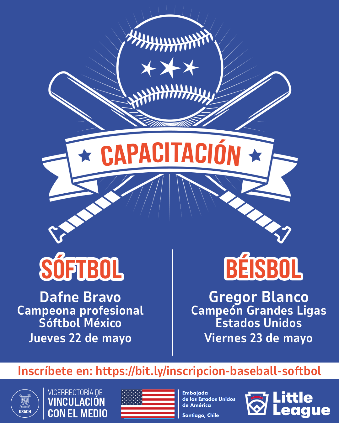 Afiche con los detalles de la actividad