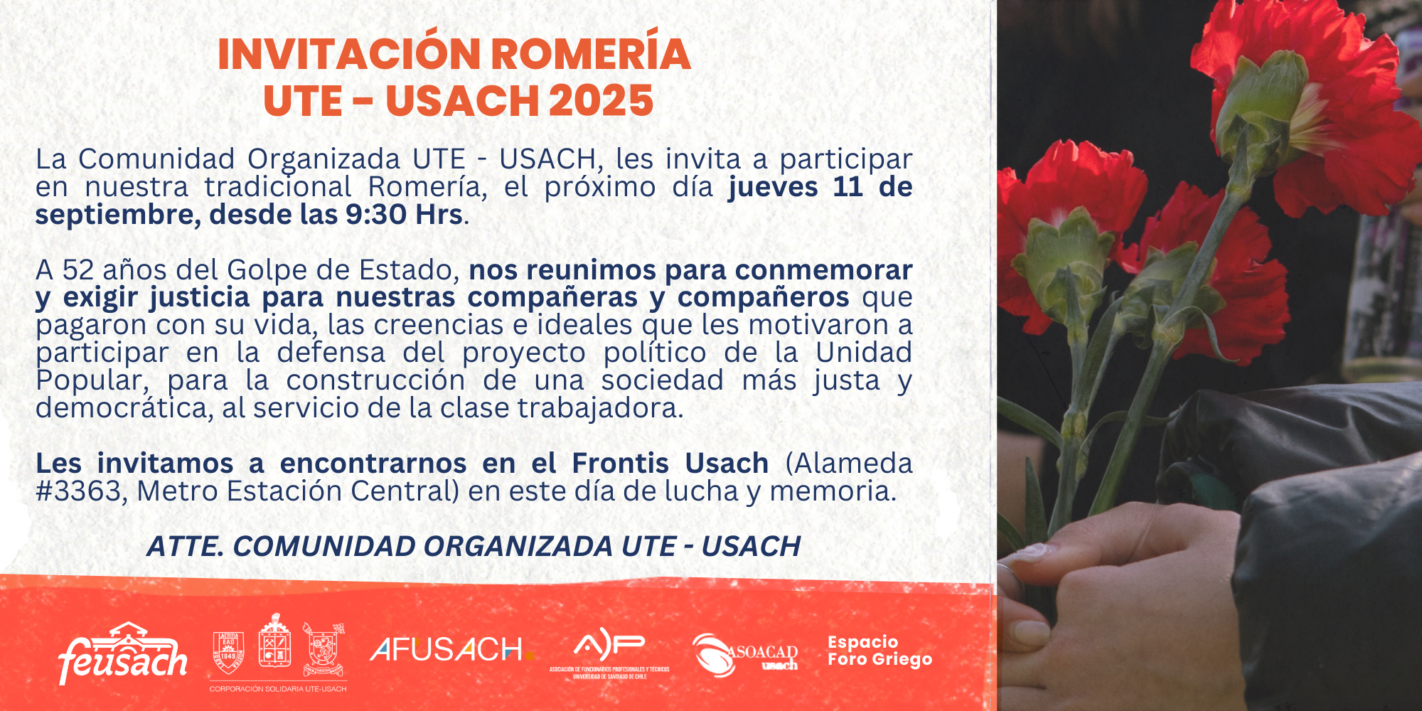 Afiche de la actividad