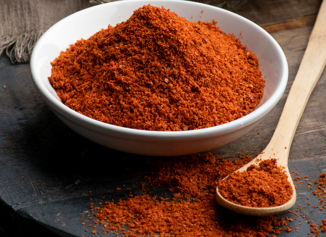 Plato y cuchara con merkén