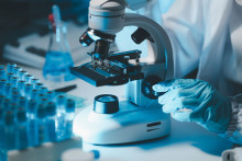 Trabajo en laboratorio.