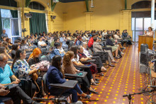 Comunidad Bachillerato Usach en inicio de su año académico