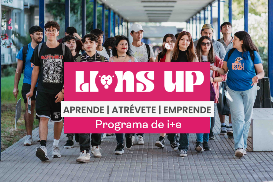 Afiche de convocatoria del programa Lions UP