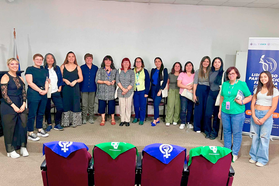 Científicas que fueron parte del evento