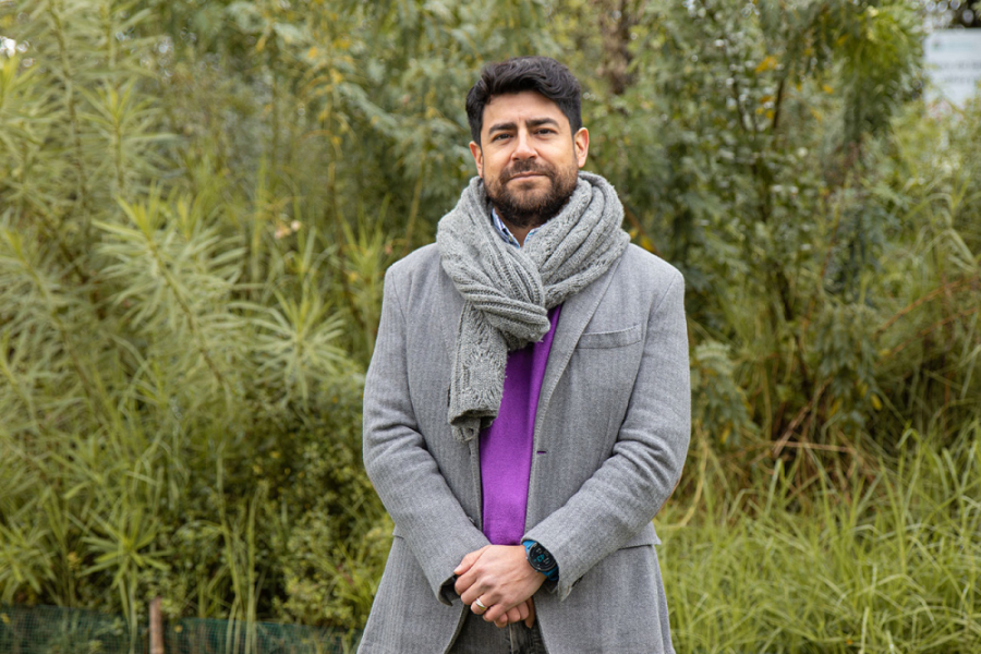 Dr. Felipe Reyes, investigador del Centro de Biotecnología Acuícola de la Universidad de Santiago de Chile