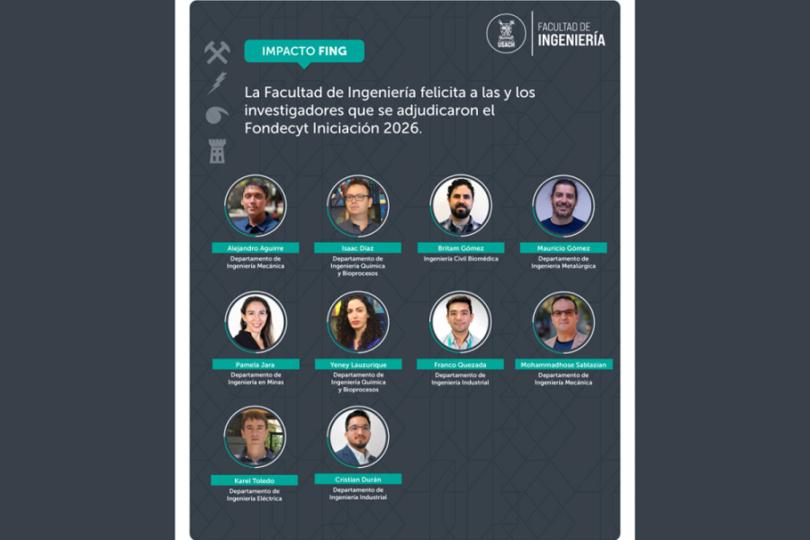 La imagen muestra a las y los investigadores de la Fing que ganaron proyectos