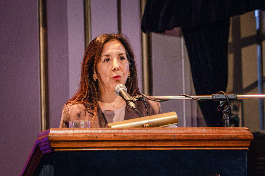 En la imagen aparece la Dra. Pamela Figueroa, académica Usach y Presidenta del Servel