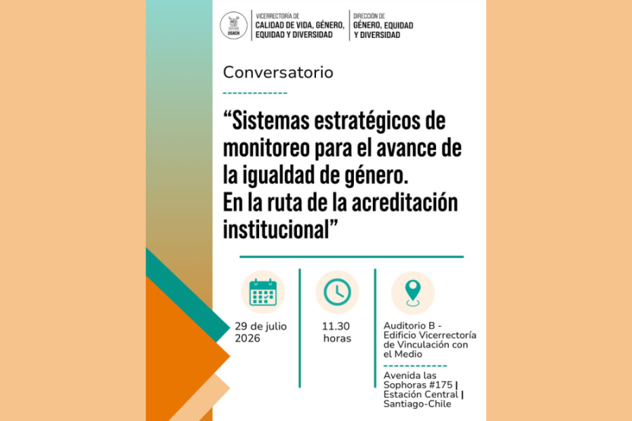 La foto corresponde al afiche del evento, con fondo blanco y letras negras en su mayoría