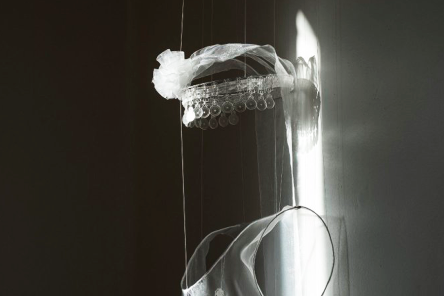 Fotografía de la intervención artística